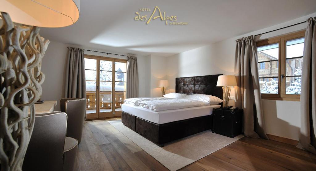 Hotel Des Alpes Superieur Gstaad Værelse billede